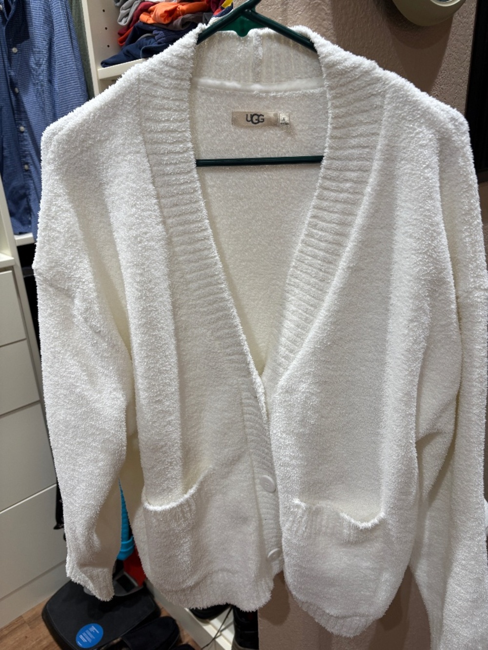 UGG Winter White Cartigan Sweater